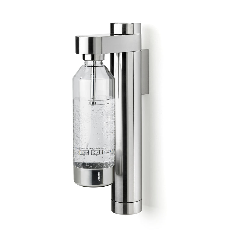 Stelton - Brus Wassersprudler für die Wand | Edelstahl