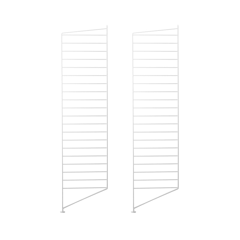 String - Bodenleiter | 2er Set / 115 x 30 cm / weiß