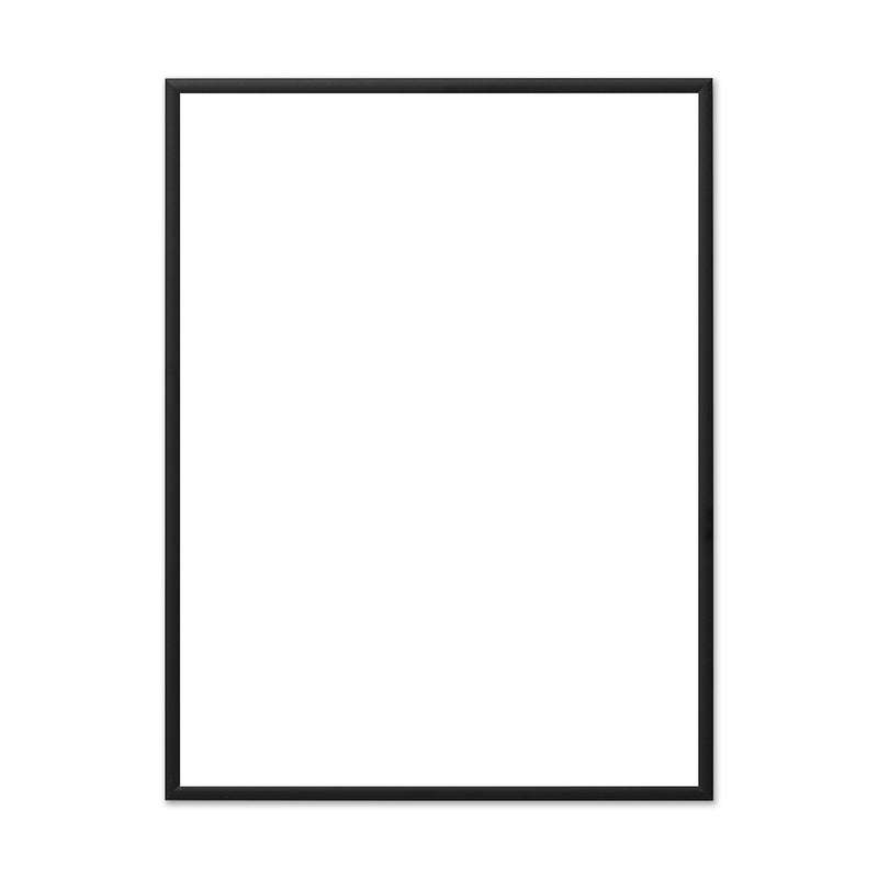The Poster Club - Bilderrahmen Aluminium schwarz | Plexiglas / 70 x 100 cm
