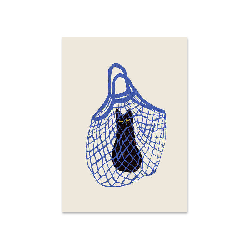 The Poster Club - The Cat’s In The Bag von Chloe Purpero Johnson | 50 x 70 cm