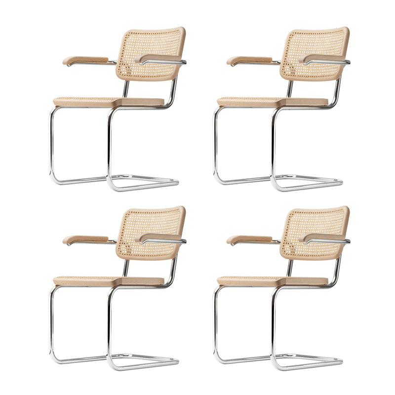 Thonet - S 64 V Freischwinger Set | Buche natur (TP 17)