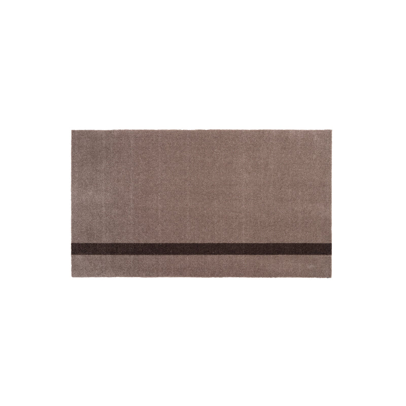 tica copenhagen - Stripes Vertical Läufer | 67 x 120 cm / sand/braun