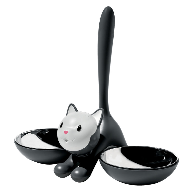 A di Alessi - Tigrito Katzennapf | schwarz
