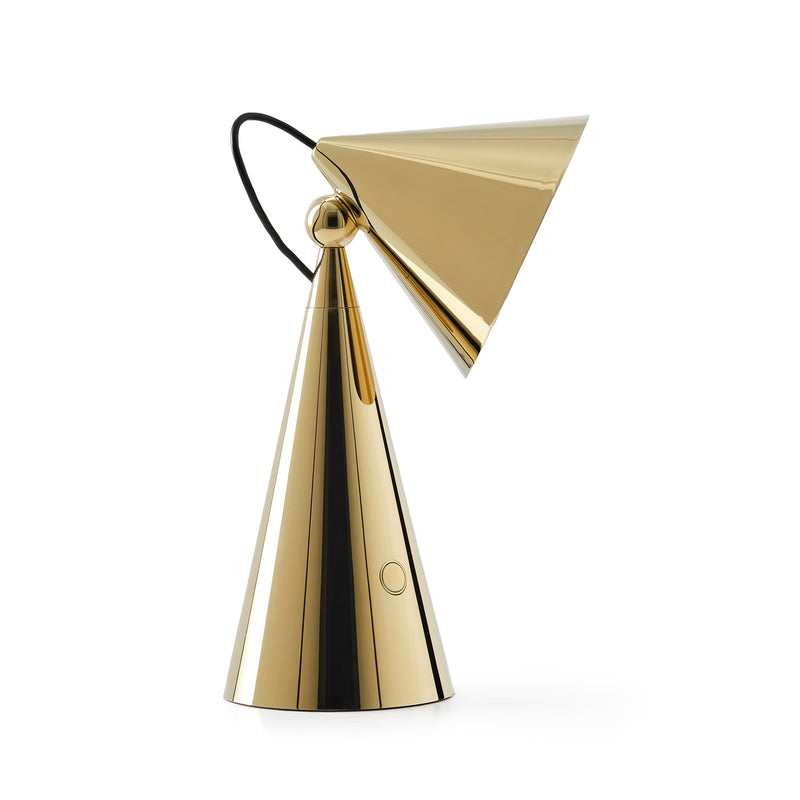 Tom Dixon - Pose LED Tischleuchte mit Akku | gold