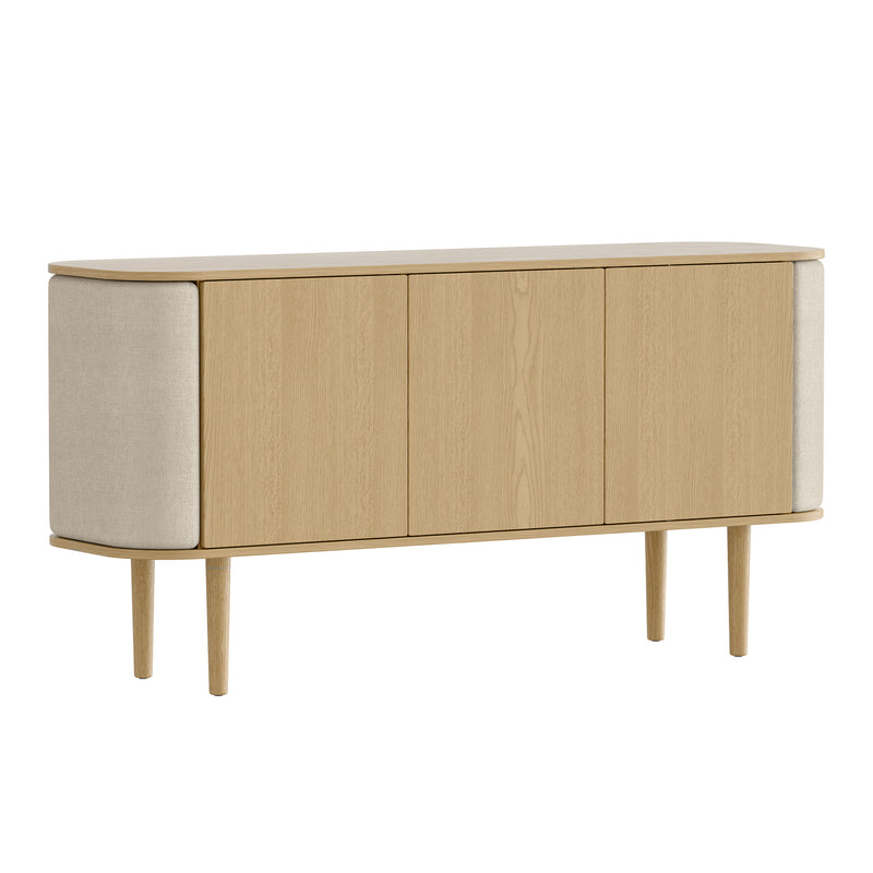Umage - Treasures Sideboard | 3 Türen / Eiche natur / white sands