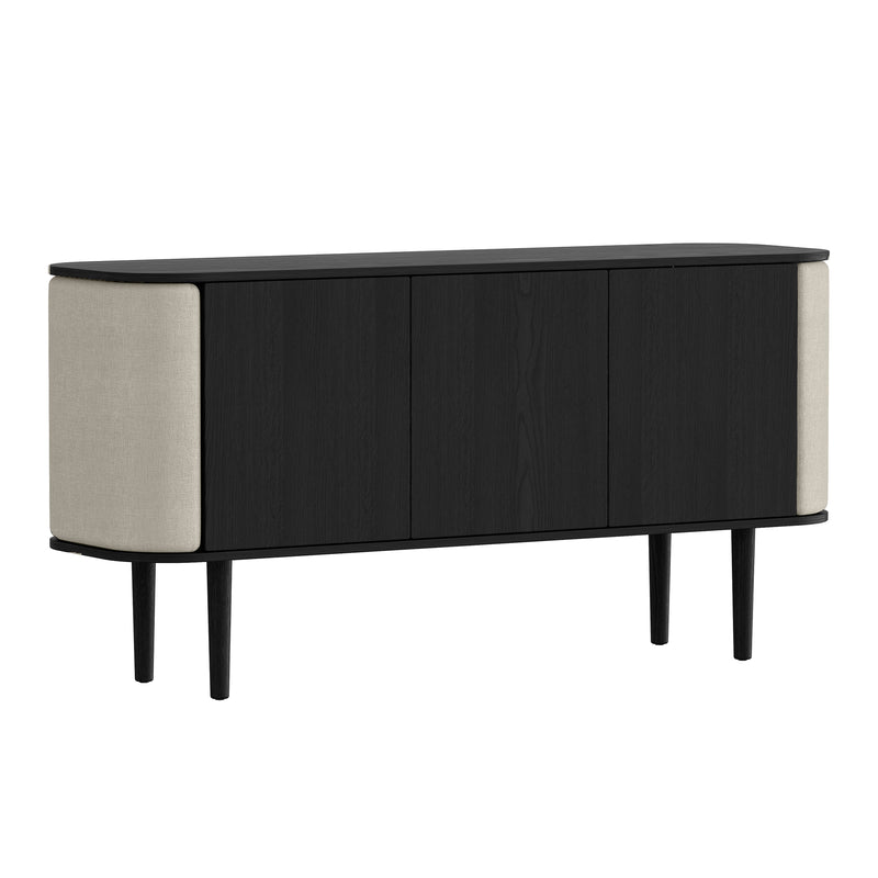 Umage - Treasures Sideboard | 3 Türen / Eiche schwarz / white sands