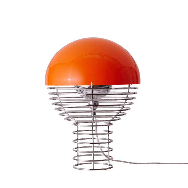 Verpan - Wire Tischleuchte | Ø 30 cm / orange
