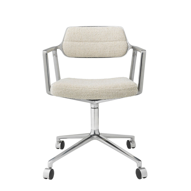 Vipp - 453 Swivel Drehstuhl | Rollen / off white