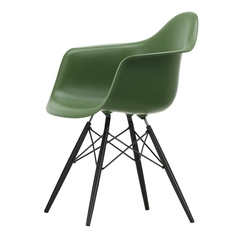 Vitra - Eames Plastic Armchair DAW RE | forest RE / Ahorn schwarz