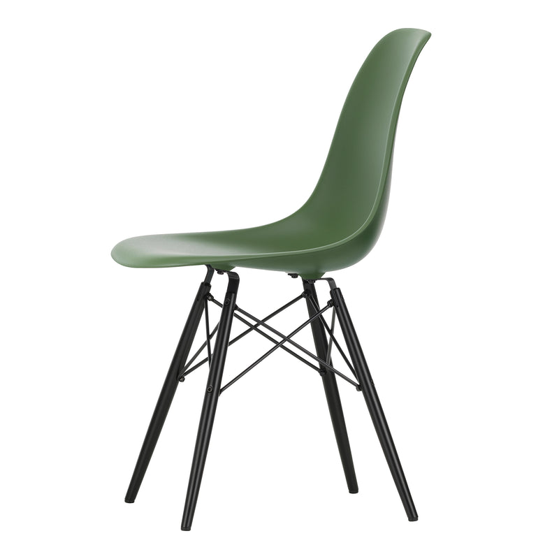 Vitra - Eames Plastic Side Chair DSW RE | forest RE / Ahorn schwarz