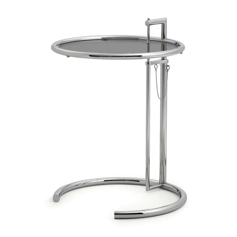 ClassiCon - Adjustable Table E 1027 | Parsolglas grau / chrom
