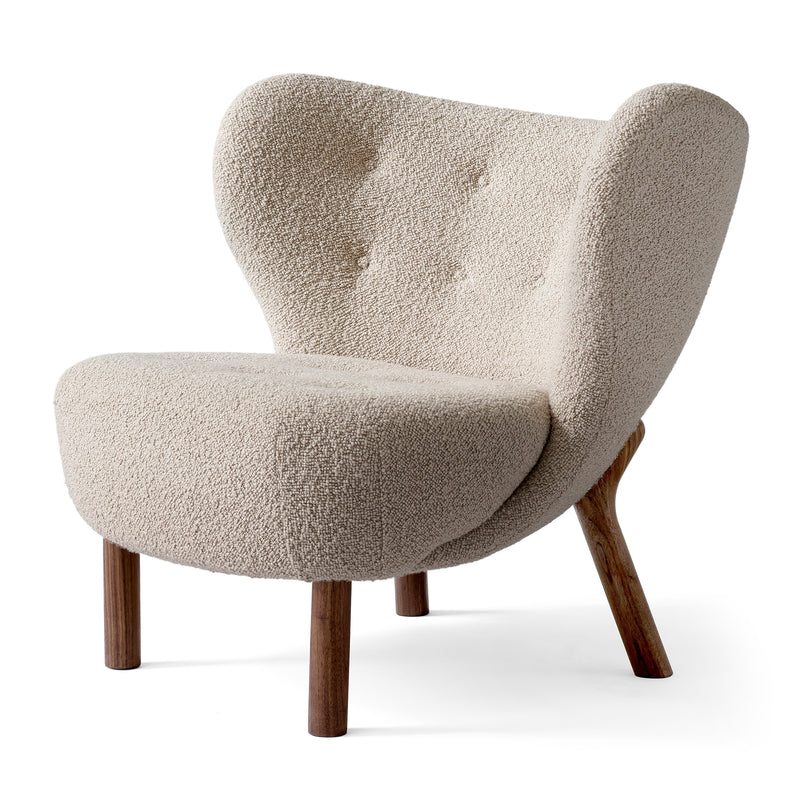 &Tradition - Little Petra Lounge Chair | Karakorum 003 / ohne Pouf / Walnuss