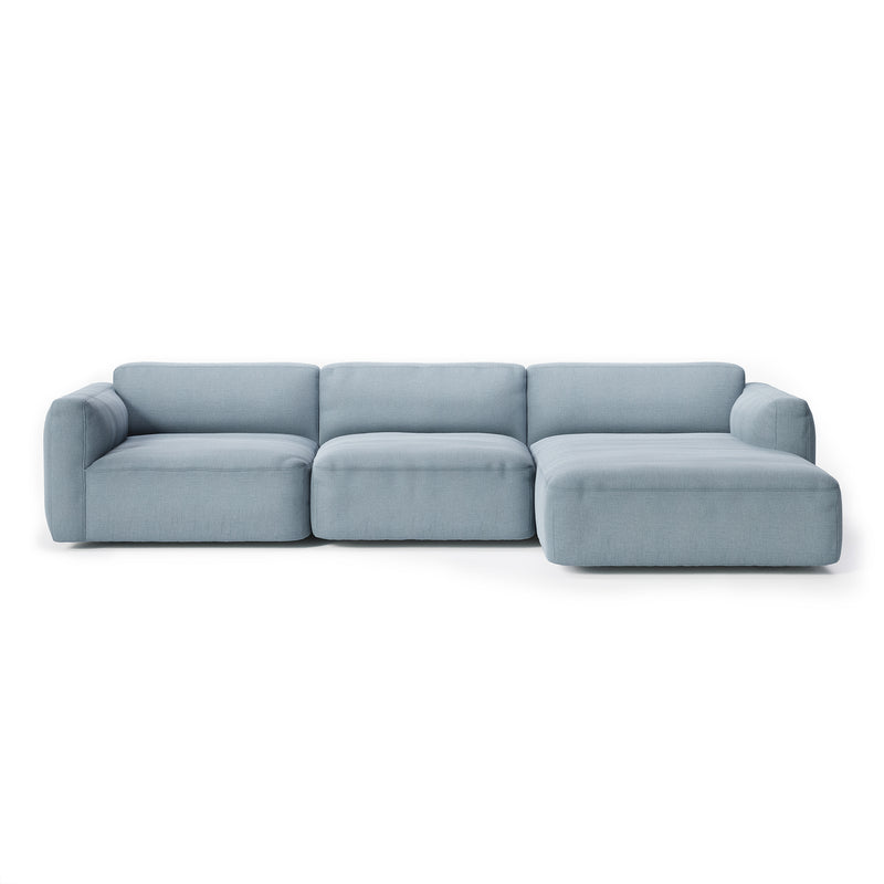 &Tradition - Develius Mellow Sofa | Cifrado 0741 / Konfiguration E / Blau, Cifrado 0741 / Konfiguration F / Blau