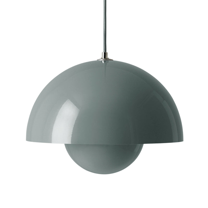 &Tradition - VP2 FlowerPot Pendelleuchte | steinblau
