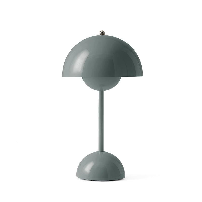 &Tradition - Flowerpot Akku Tischleuchte VP9 | steinblau
