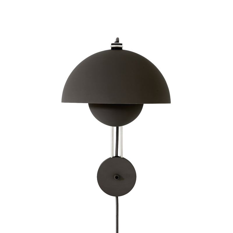 &Tradition - Flowerpot Wandleuchte VP8 | matt schwarz