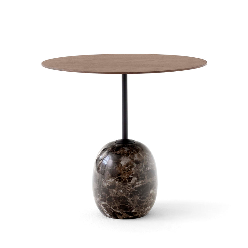 &Tradition - Lato Beistelltisch | oval 40 x 50 cm / Walnuss