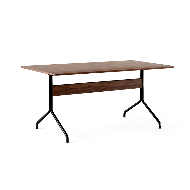 &Tradition - Pavilion Dining Esstisch | 160 x 90 cm / Walnuss / black