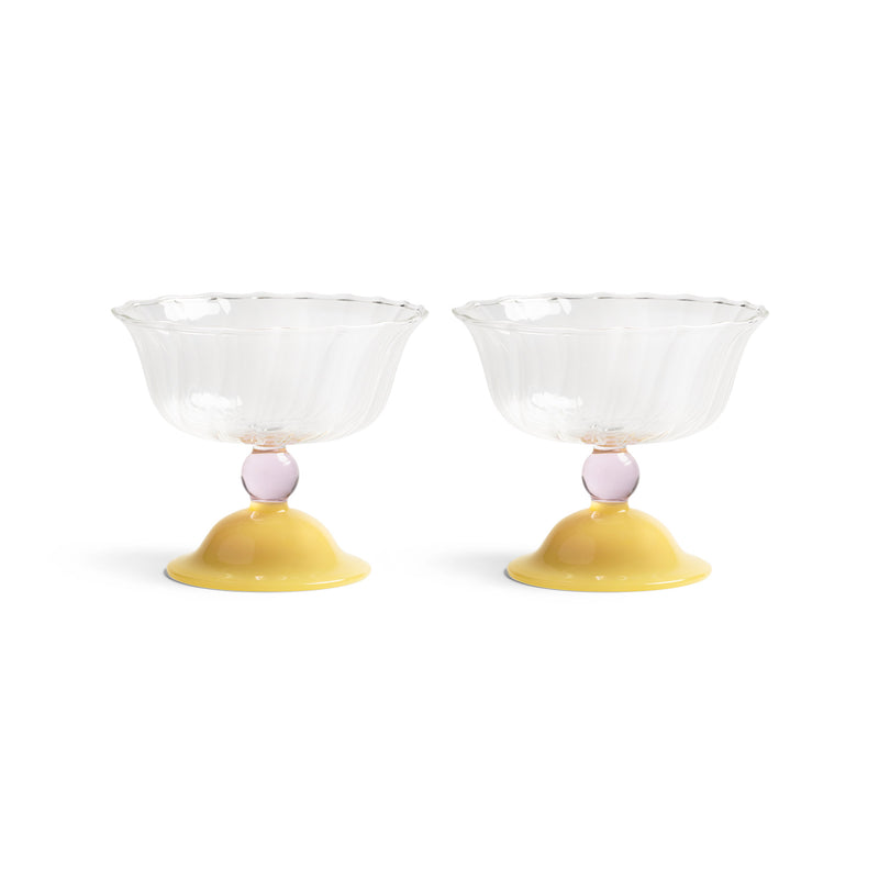 &klevering - Tulip Coupeglas | caramel
