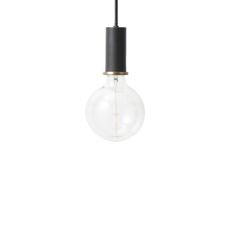 Ferm Living - Socket Pendelleuchte High | niedrig / schwarz