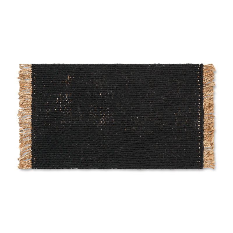 Ferm Living - Block Fußmatte | black/natural