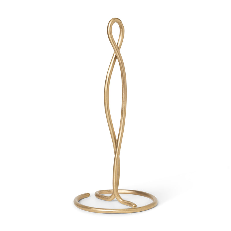 Ferm Living - Curvature Küchenrollenhalter | Messing