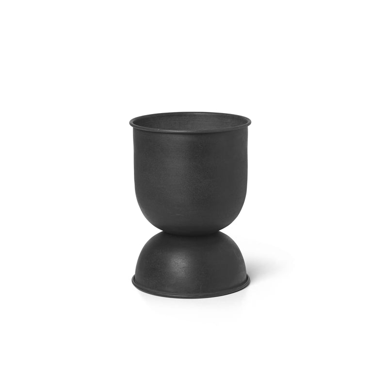 Ferm Living - Hourglass Blumentopf | Ø 21 x H 30 cm / schwarz