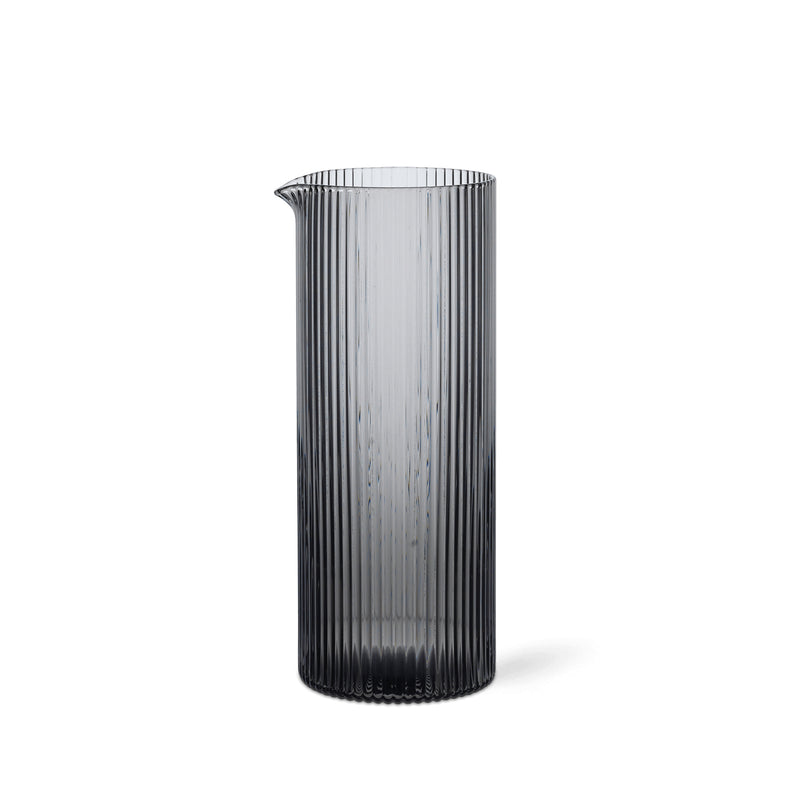 Ferm Living - Ripple Milchkaraffe | smoked grey