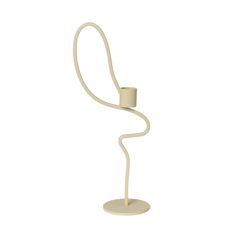 Ferm Living - Valse Kerzenständer | hoch / cashmere