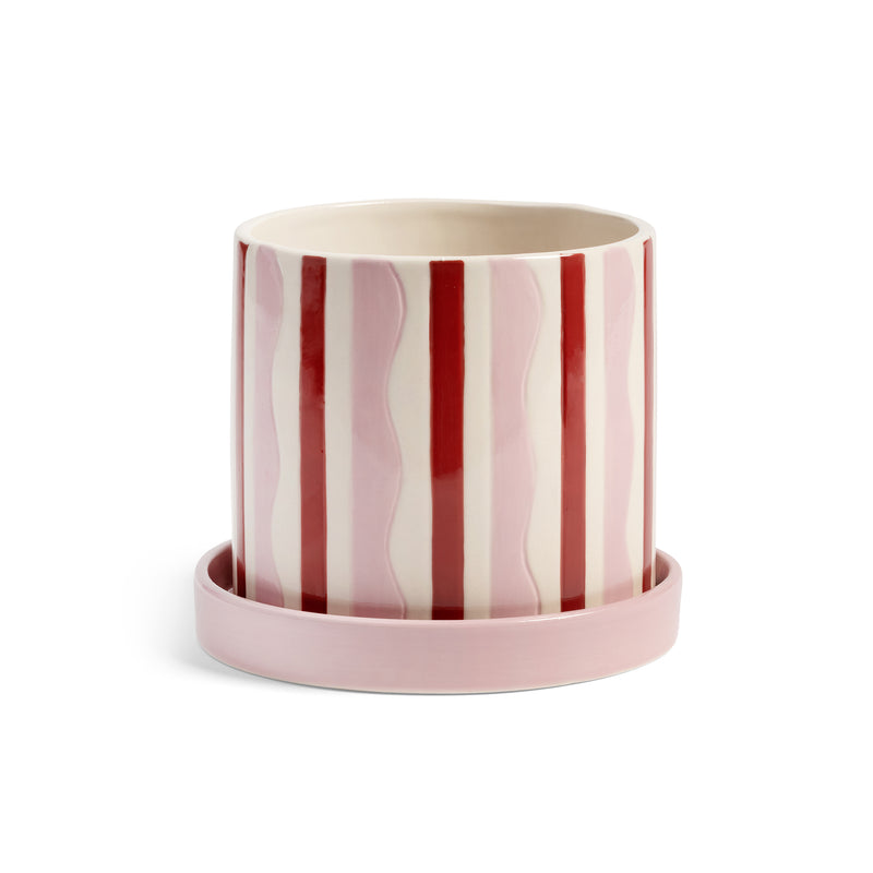 &klevering - Clash Blumentopf | rose/red/white