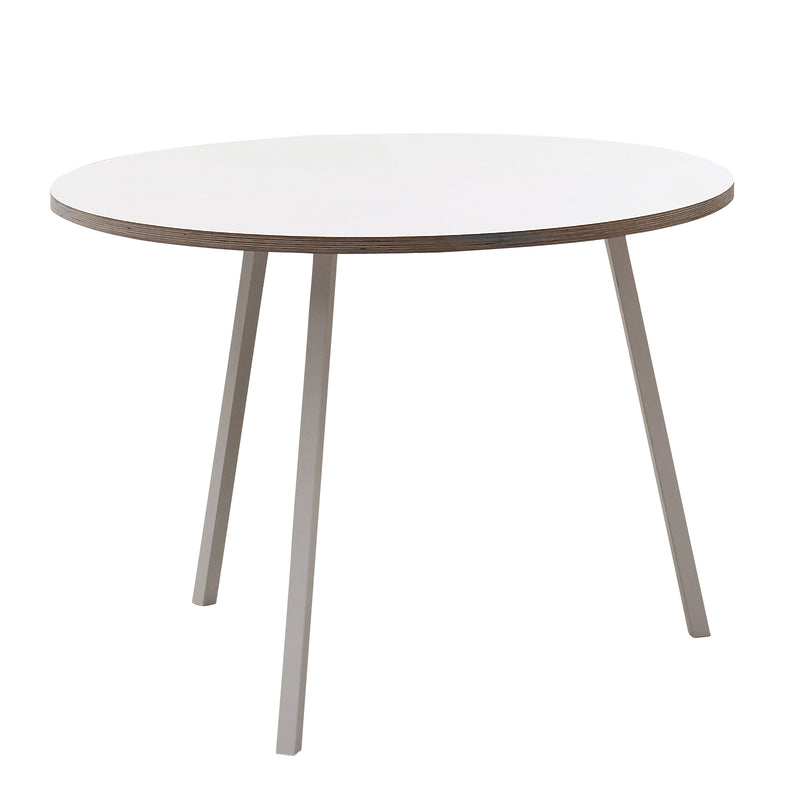 HAY - Loop Stand Tisch, rund | weiß