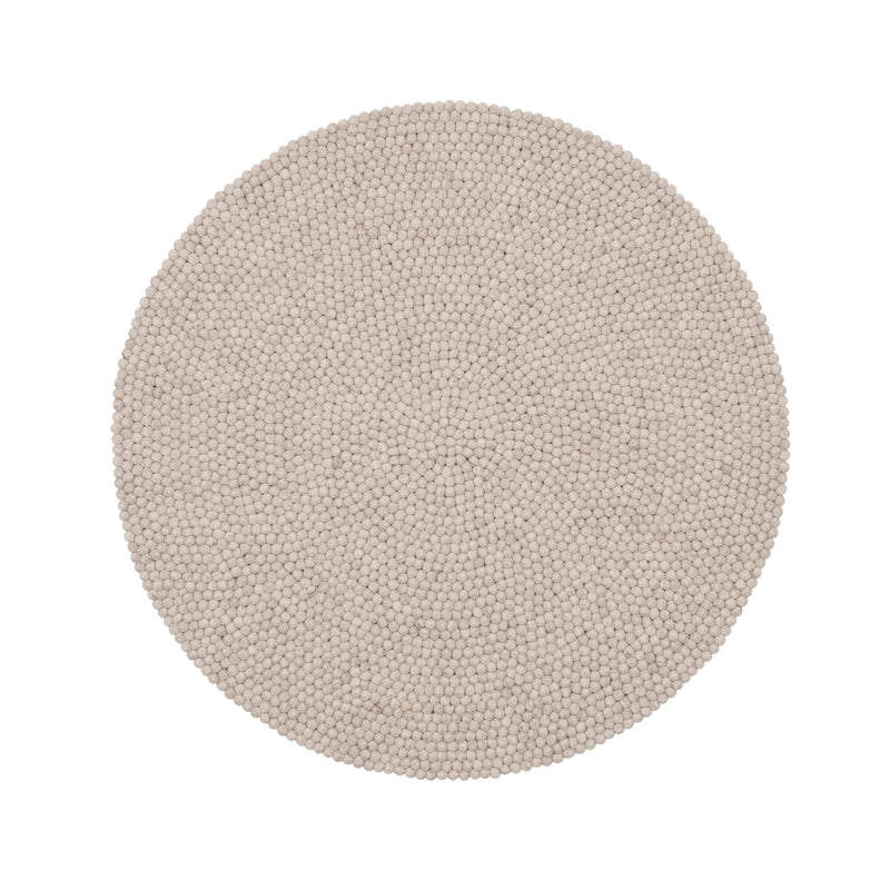 myfelt - Béla Filzkugelteppich rund | Ø 140 cm