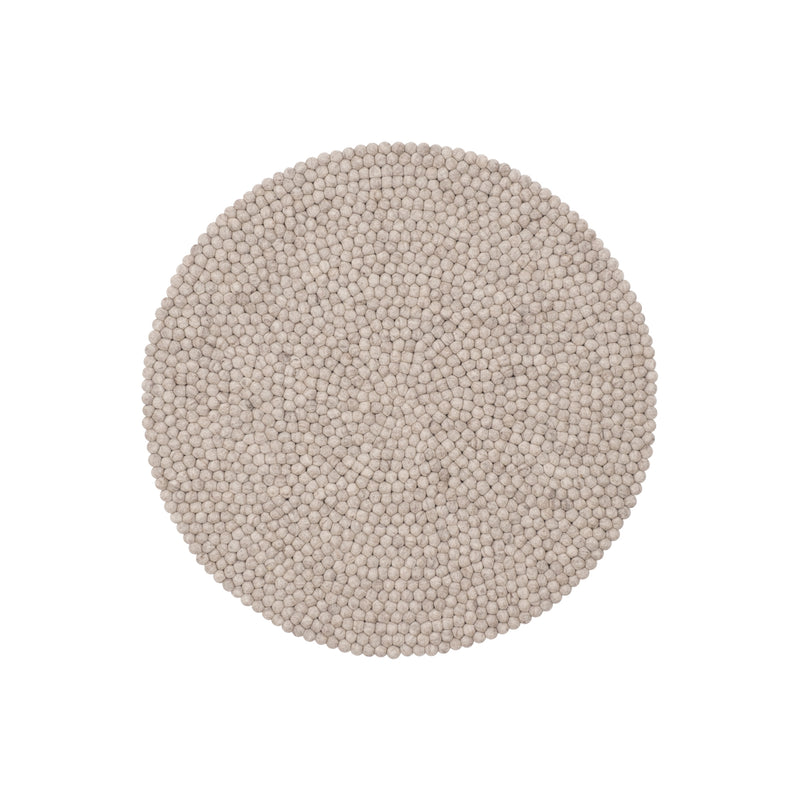 myfelt - Béla Filzkugelteppich rund | Ø 90 cm