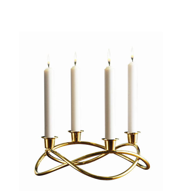 Georg Jensen - Season Kerzenhalter | vergoldet