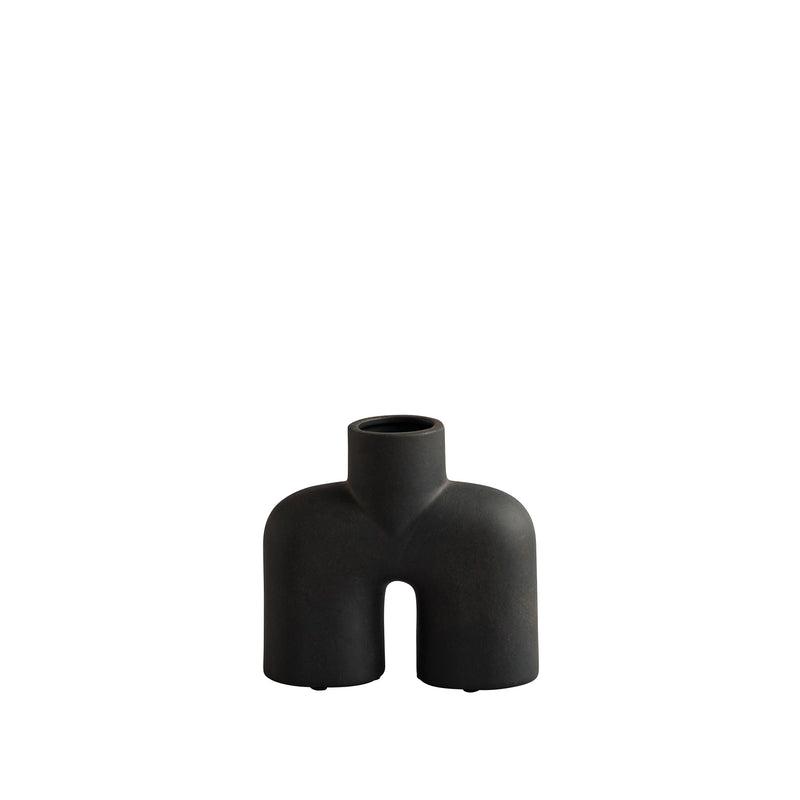 101 Copenhagen - Cobra Vase | Mini / coffee/dunkelbraun