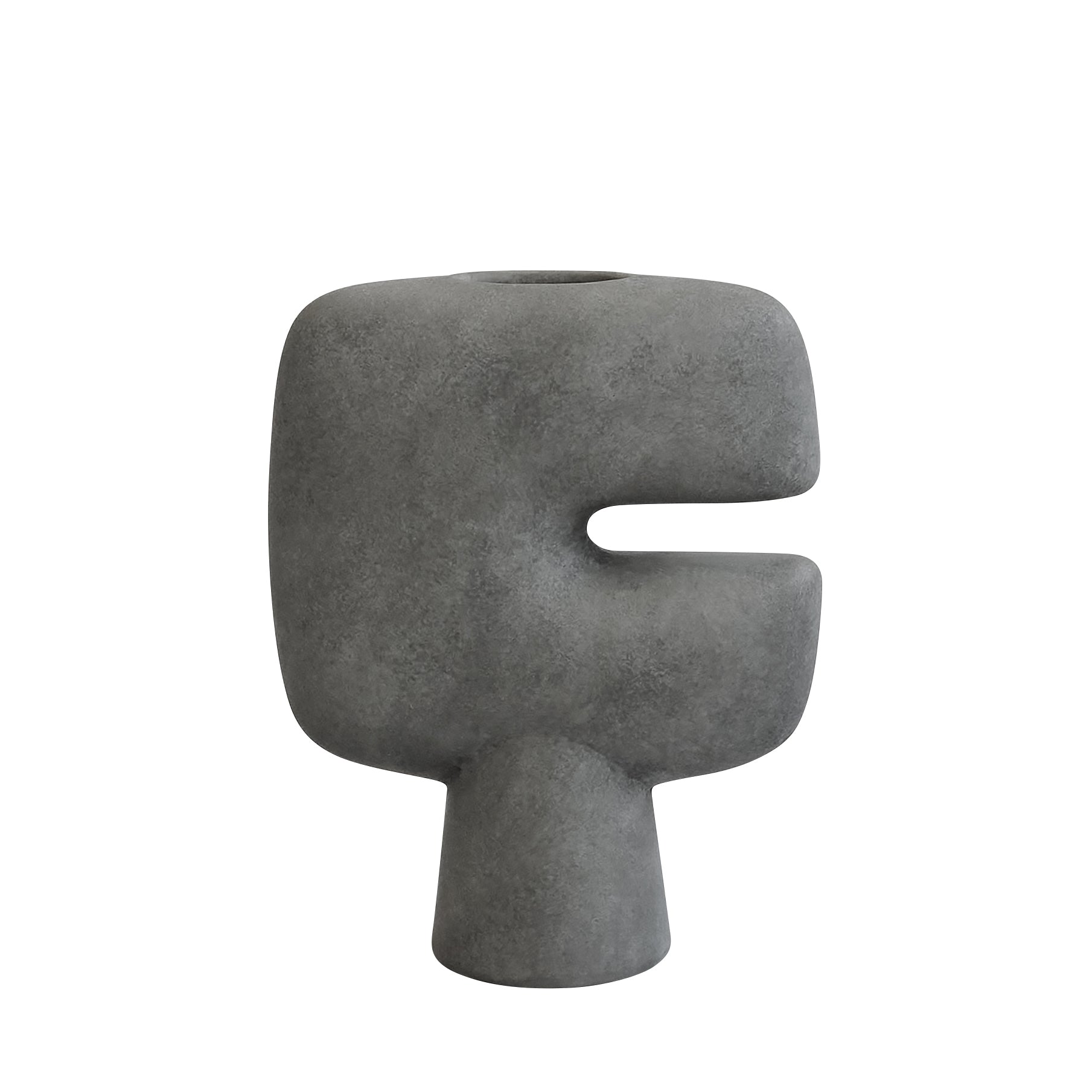 101 Copenhagen - Tribal Vase | Mini / dunkelgrau