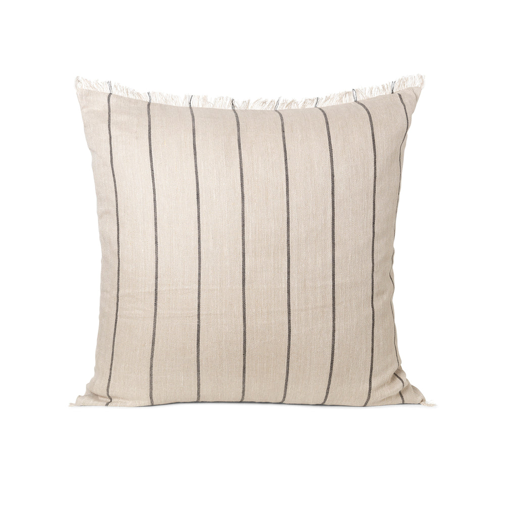 Ferm Living - Calm Kissen | 78 x 78 cm / camel/schwarz