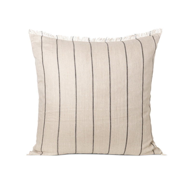 Ferm Living - Calm Kissen | 78 x 78 cm / camel/schwarz