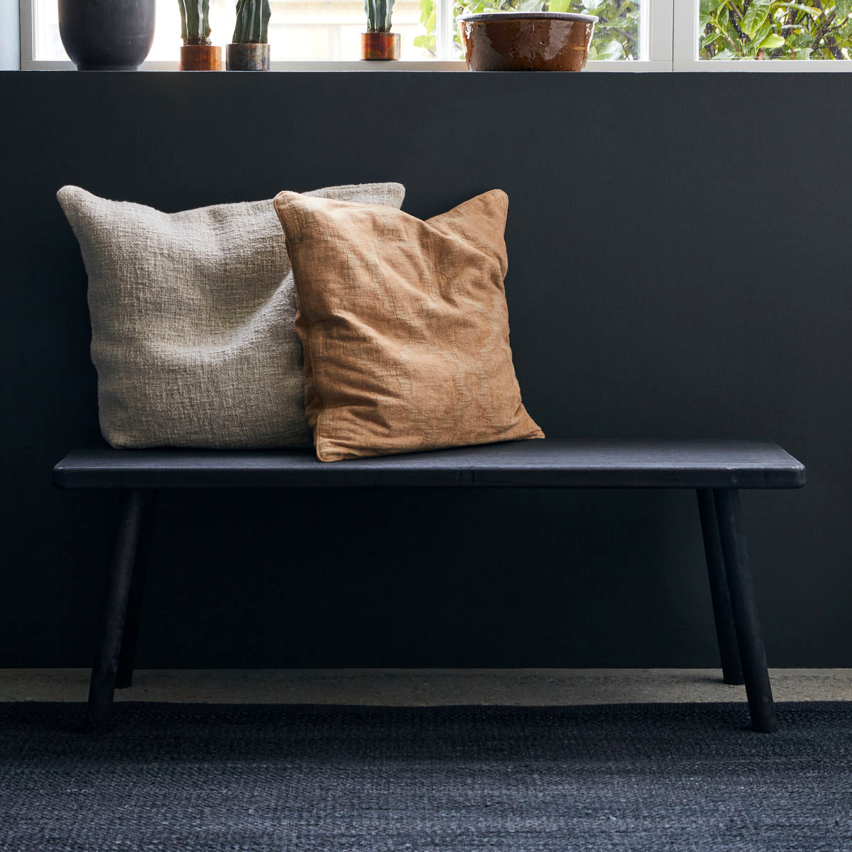 House Doctor - Nadi Bank | 120 cm / schwarz