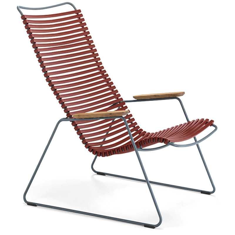 HOUE - CLICK Outdoor Lounge Chair | Paprika