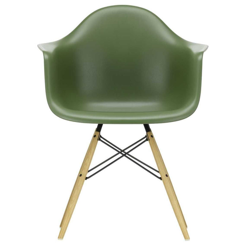 Vitra - Eames Plastic Armchair DAW RE | forest RE / Ahorn gelblich