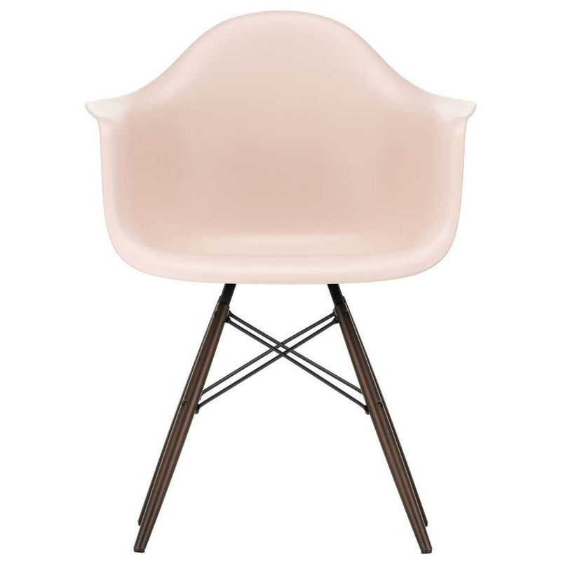 Vitra - Eames Plastic Armchair DAW RE | zartrosé RE / Ahorn dunkel 