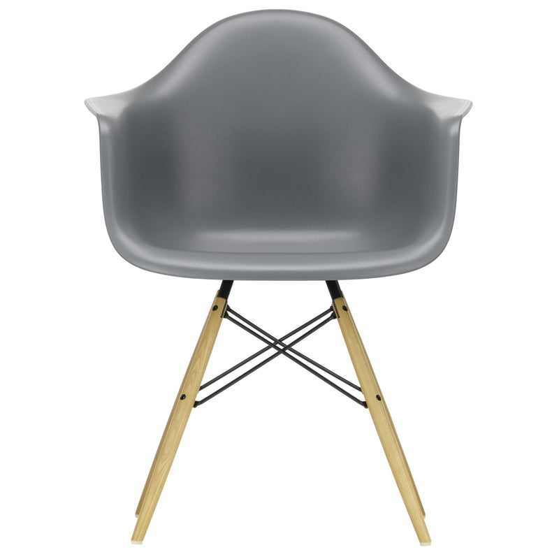 Vitra - Eames Plastic Armchair DAW RE | granitgrau RE / Esche honigfarben