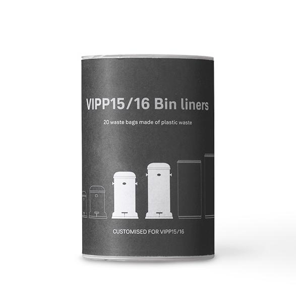 Vipp - Bin Liners Abfallbeutel für Tretmülltonne Vipp 15/16 | 