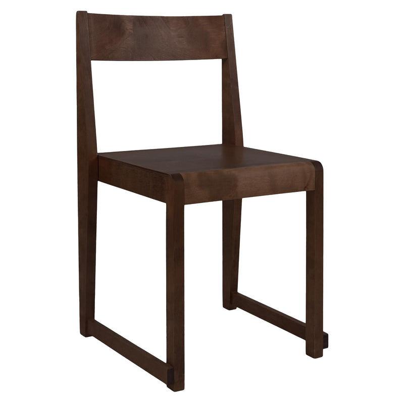 Frama - Chair 01 | Birke dunkelbraun lackiert