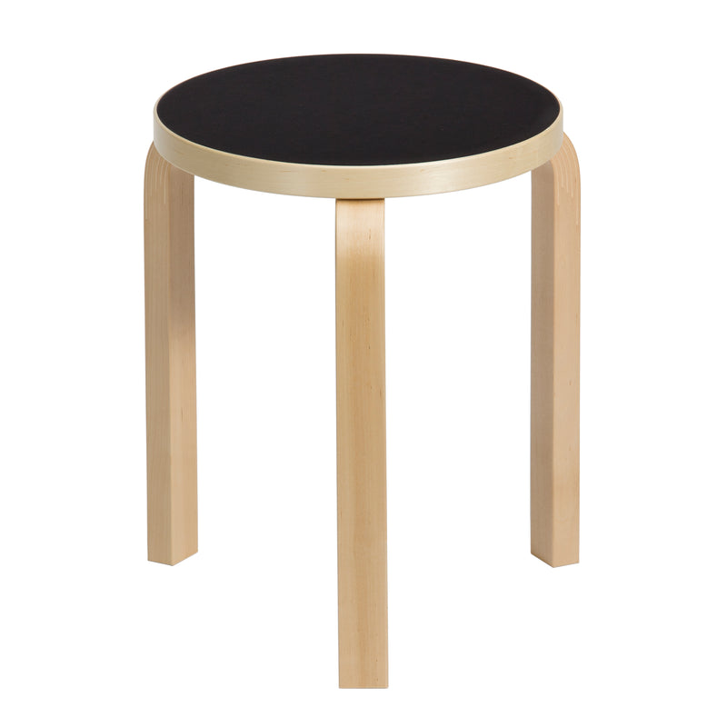 Artek - Hocker 60 | Linoleum schwarz