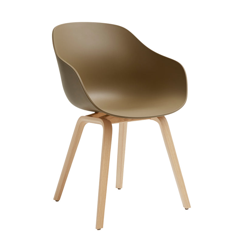 HAY - About A Chair AAC 222 | Standardgleiter Kunststoff / clay 2.0 / Eiche lackiert