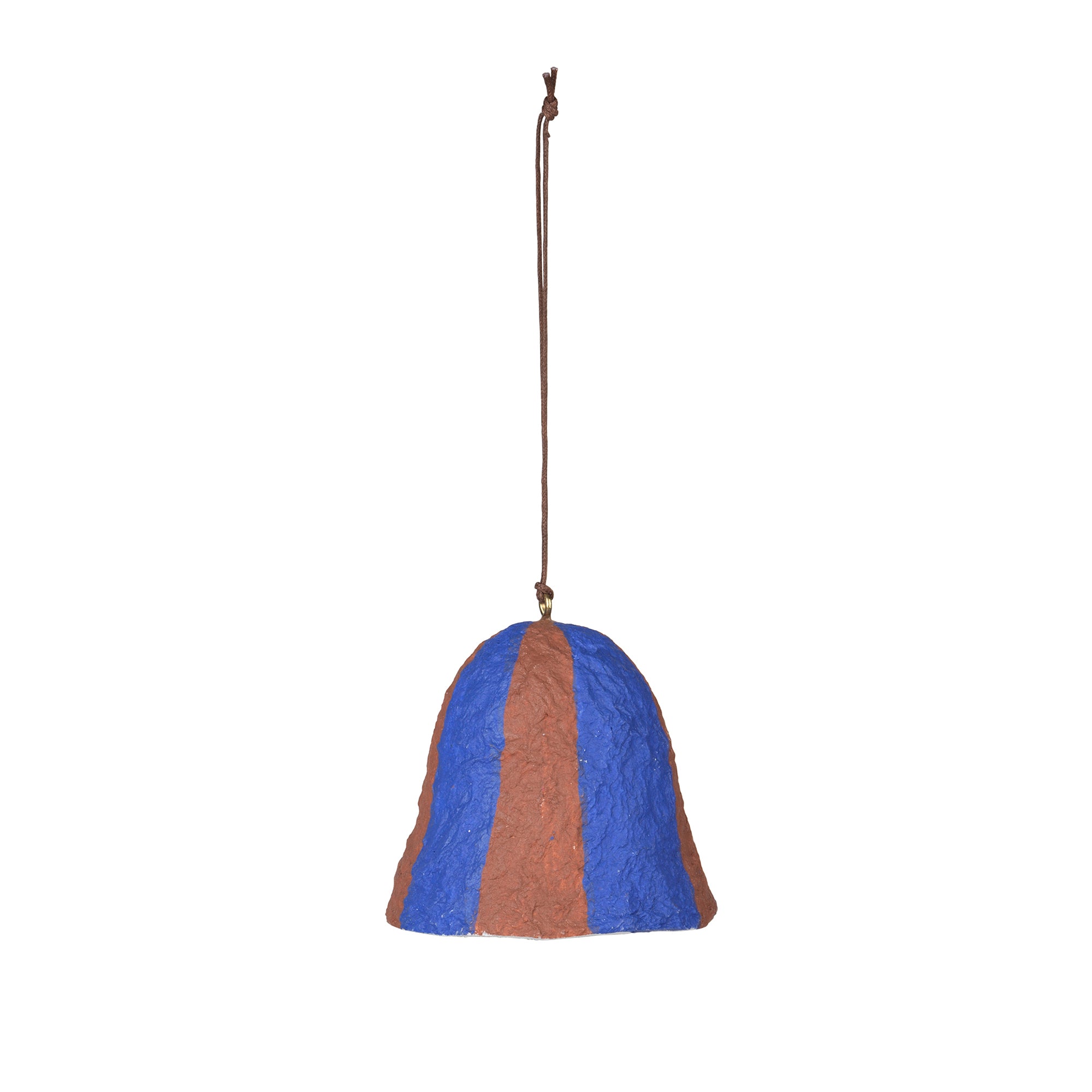 Broste Copenhagen - Christmas Pulp Deko-Anhänger | Glocke / caramel brown