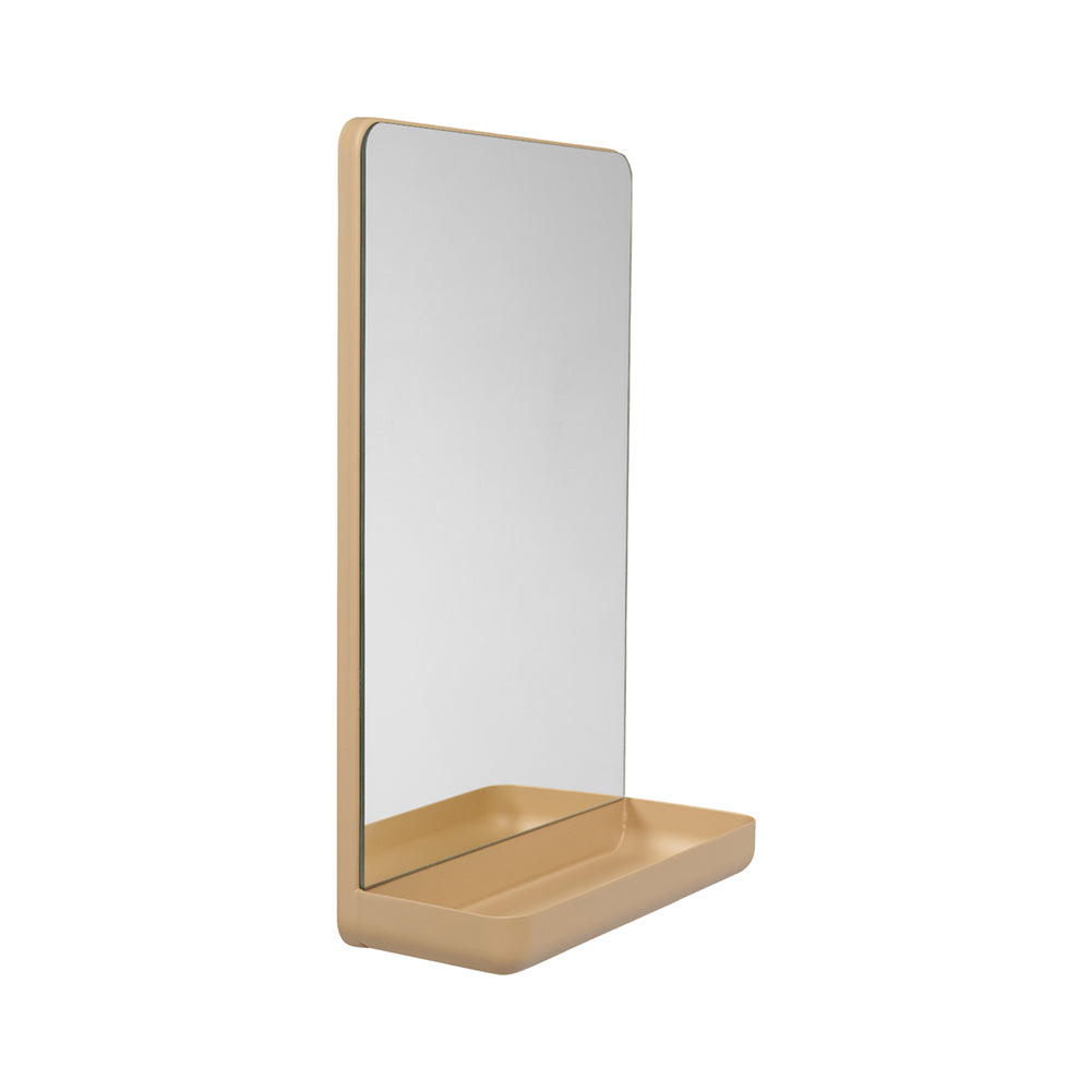 Design Letters - Hänge- oder Standspiegel mit Ablage | beige
