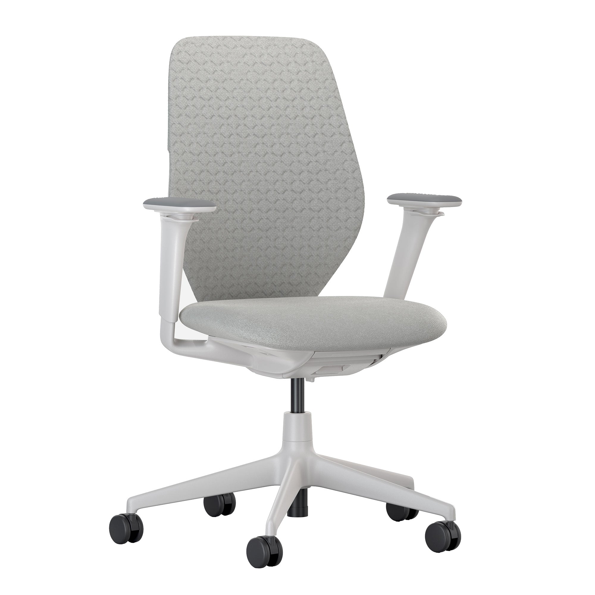 Vitra - ACX Soft Bürostuhl | Grid Knit stone grey / Quilted Knit stone grey